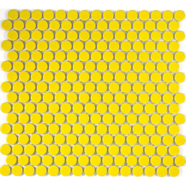 PENNY ROUND YELLOW GLOSS