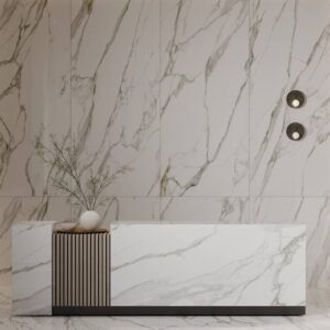 CALACATTA IMPERIALE WHITE HONED 1200X2800 (SLAB)