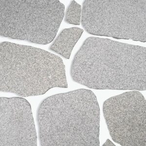 SILVER GREY GRANITE CRAZY PAVING