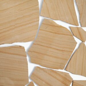 TEAKWOOD SANDSTONE CRAZY PAVING