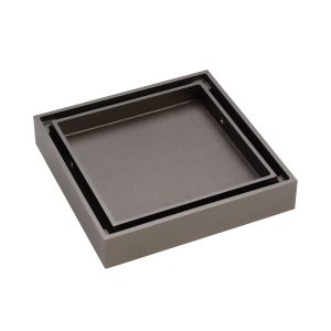 SMART WASTE GUN METAL - 100x100x85mm